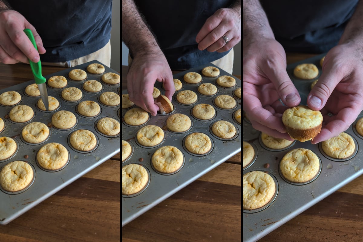 pork belly cornbread muffins