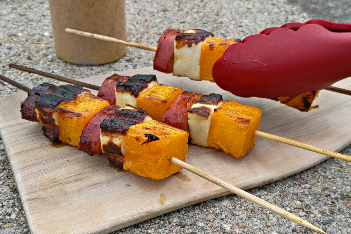 crispy cheese off the grill!